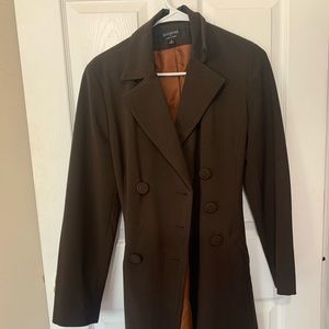 Long Brown Trench Coat